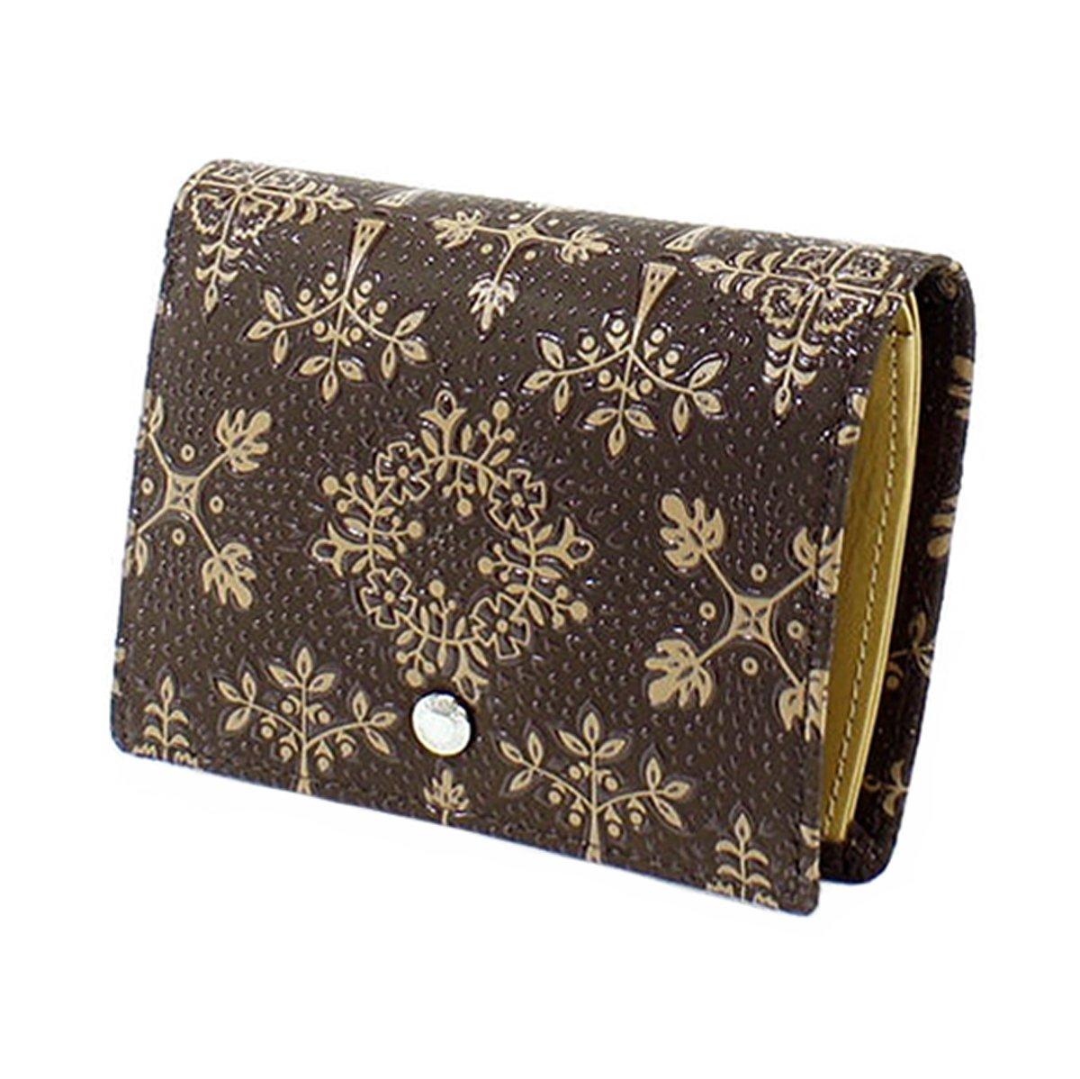 

[Inden-ya] Складной кошелек Inden с отделением для монет, Кожа оленя, Фольклорный 9128