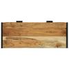 Console Table Brown 90 x 35 x 80 cm Solid Wood Acacia