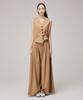 Meuameu Signature Unbalance Pin Tuck Flare Slacks