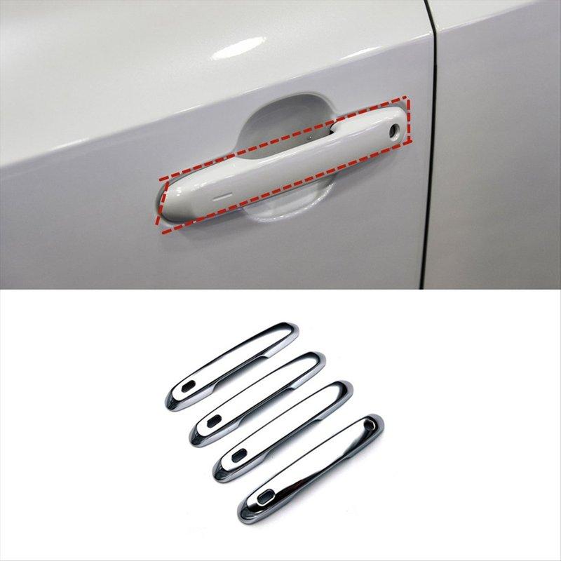 DT08 For Toyota Grand Highlander 2024 LHD Car Exterior Door Handle Cover Trim Accessories Silver