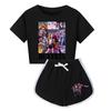 Hildren's Hooded Athletic Tracksuit Unisex Two-Piece Running Clothing Long Sleeve Pullover Hoodie Sweatshirt + Track Pants Set