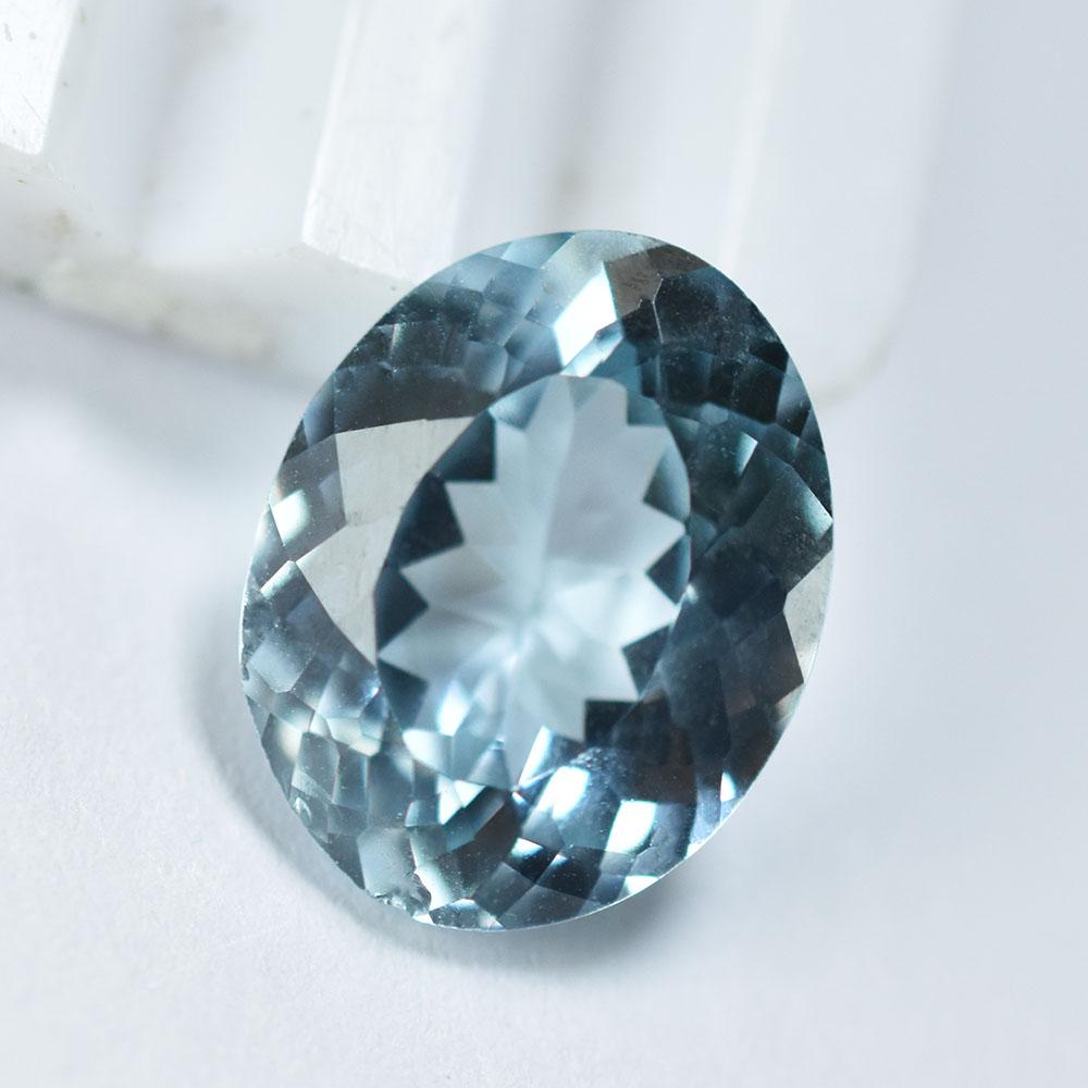 Natural Blue Aquamarine Gemstone 8.15 Ct Authentic Gift Ready Certified Gemstone