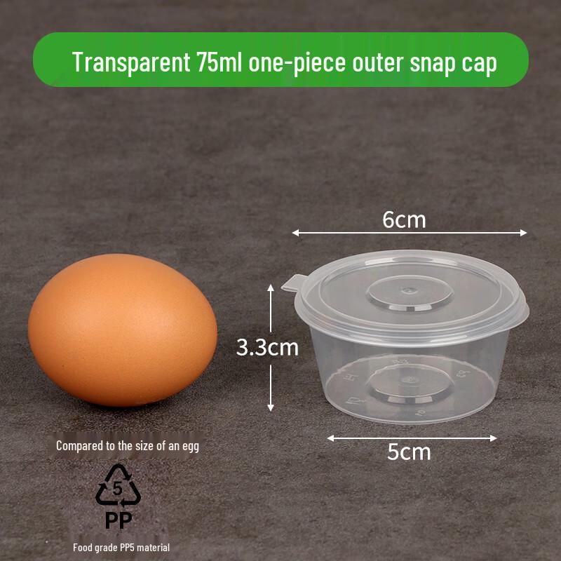 Shixun Dual-Compartment Sauce Containers