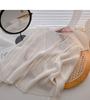 Women's Summer 2021 Thin Ice Silk Cardigan - Korean Style, V-Neck, See-Through, Long Sleeve Knit Top.