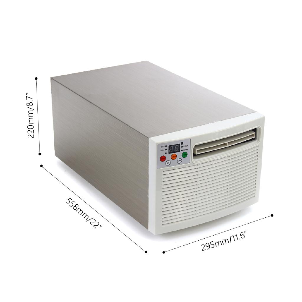 AC 220V 1400W 24hour Digital Display Control Panel Air Conditioner Portable Air Conditioner Cold Cool Timer With Remote Control
