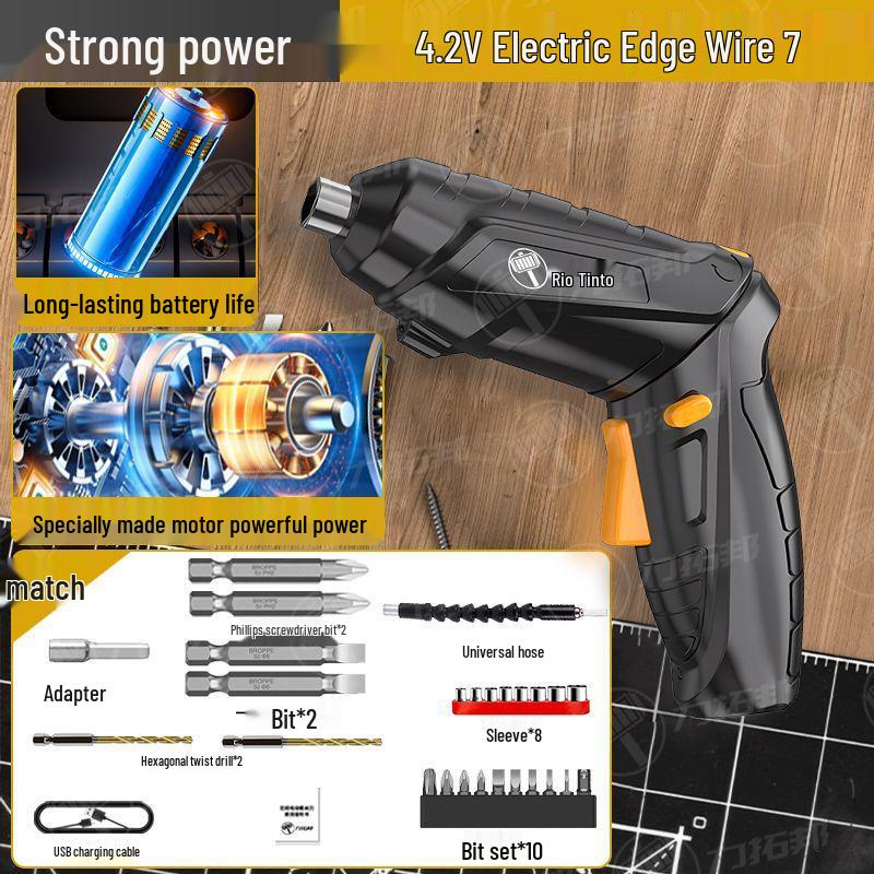 

Перезаряжаемая мини-электрическая отвертка ручная дрель для домашнего использования