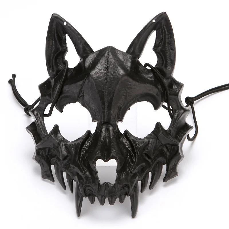 

Top Quality Skull Party Mask Anime Dragon God Skeleton Half Face Masks Bone Skull Animals Mask Cosplay Dance Prom Costume Props
