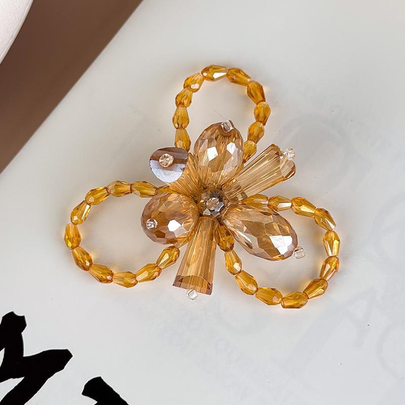 Handmade Beading Pearl Tassel Rhinestone Flower Shoe Charms Luxury Decor For Women Ballet Shoes Creative Party Accessories