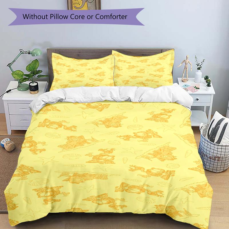 3Pcs Ocean Adventure Bedding Set Soft Fabric Duvet Cover Pillowcases Home Christmas Xmas Halloween Gift 1 Duvet Cover 2 Pillowcase L1137