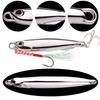 5 Pieces Metal Silver-Plated Fishing Lures (10g,15g,20g) - Sea Fishing Bait, Saltwater Bass Tackle