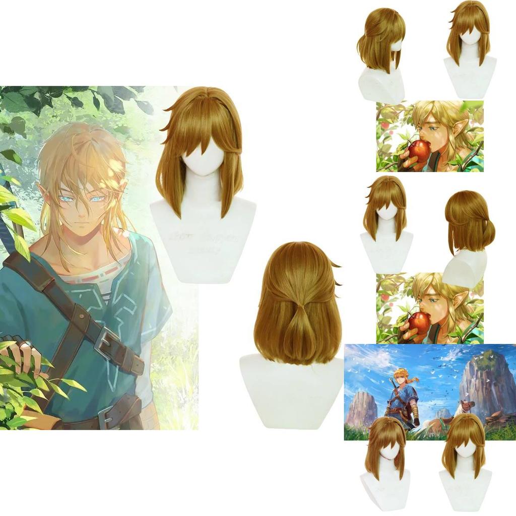 Breath Of The Wild Link Cosplay Wig With Realistic Scalp
