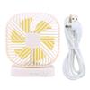 Universal Tabletop Mini Fan USB/battery Powered Desk Fan with 3 Speed Timing Function Camping Office Home Dorm Car Fans