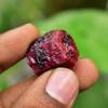 Natural Red Ruby Loose Gemstone 75.50 ct Uncut Raw for Collection for Lapidary and Gem Collections