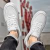 Fashion Men Sport Men Casual Flats Male Casual Vulcanize Shoes Comfortable Sneakers Lace-Up Skate Shoes Fashion Breathable Running Shoes