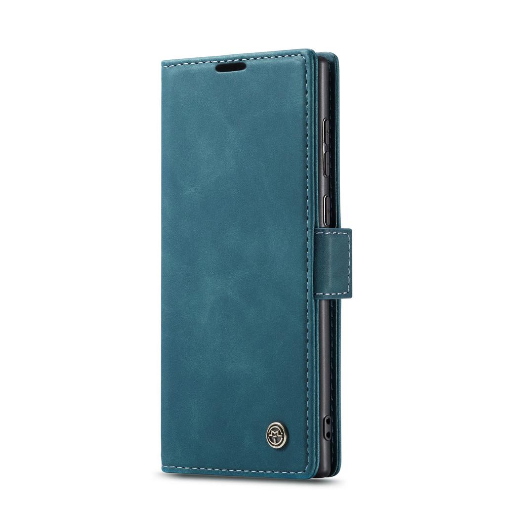 CASEME 013 Series For Samsung Galaxy S25 Ultra Case Card Holder Stand Leather Phone Cover