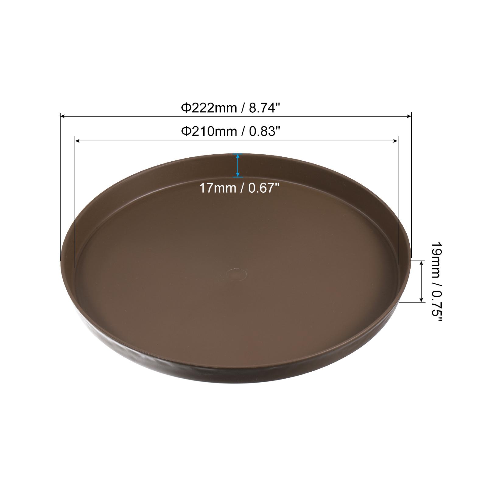 

2/3 шт. Подносы для обслуживания в ресторане Круглые Нескользящие Поднос-блюдо для подачи еды Многоразовый Пластиковый Поднос для подачи фаст-фуда для Бара Кофе