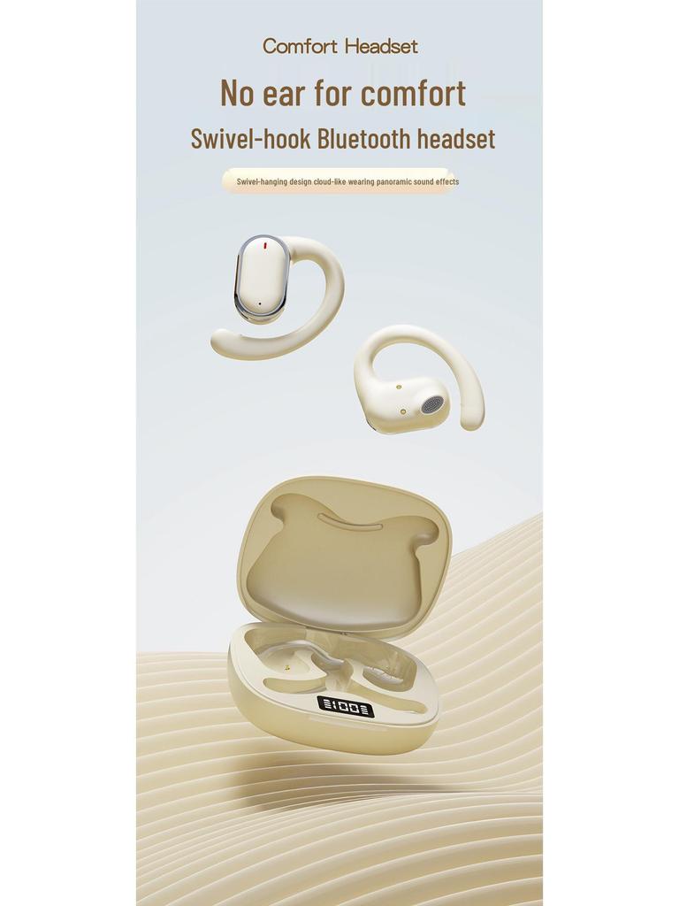 X93 Cross-border Wireless Bluetooth Clip-on Earbuds with Noise Cancelling & Large Battery