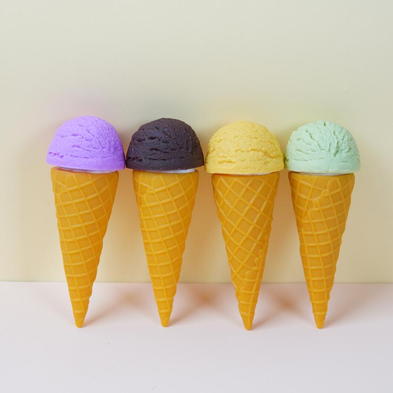 Realistic Ice Cream Cone Model for Shop Displays