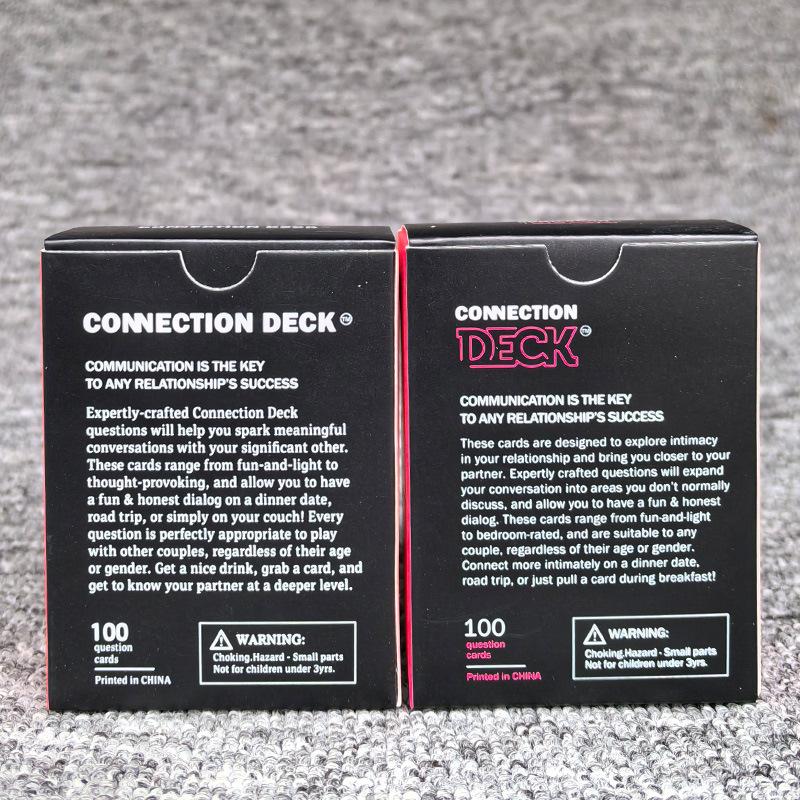 Englische Version Intimate Connection Deck Paar Intimate Spielkarten