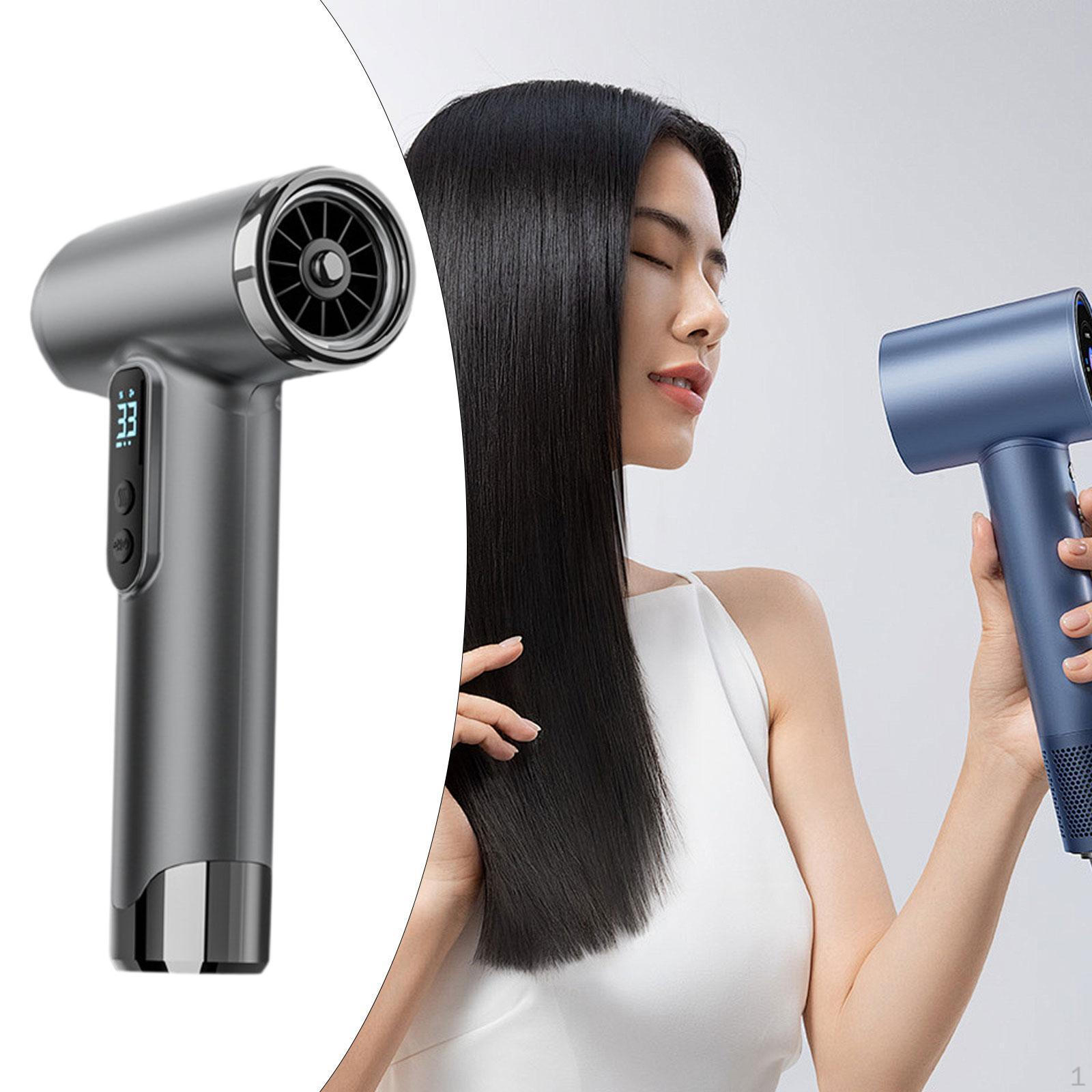 

Беспроводной фен для волос Blow Mini Air Blower Tool для путешествий, домашнего использования, салона серый