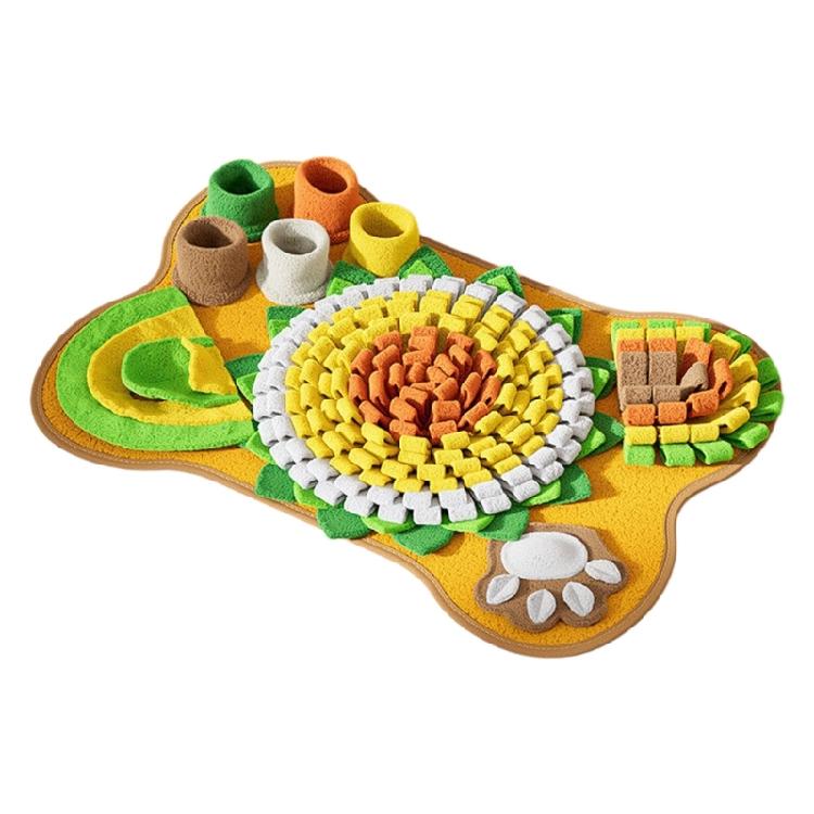 

Washable Pet Sniffing Pad Foldable Dog Slow Feeding Mats Toy Dog Training Snuffle Mats for Training and Playtimes S