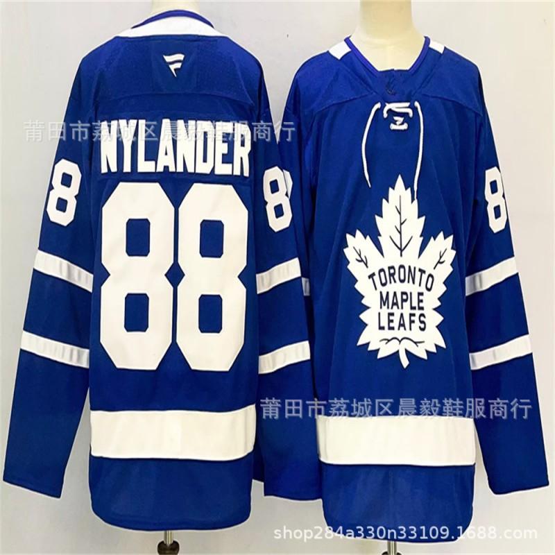 Embroidered Ice Hockey Jersey Adults - Toronto Maple Leafs Boston Bruins Pittsburgh Penguins Fan Apparel Sportswear