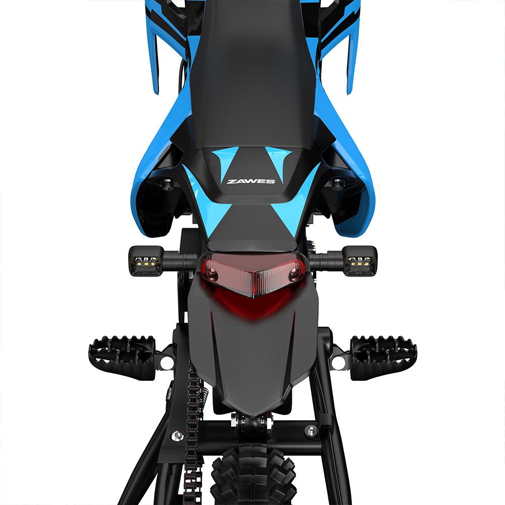 Electric Off Road Motorcycle ZAWAS S3 5000W Peak Motor 14" Electric Off Road Bike 60V 23.4AH Full Suspension Max Load 150Kg