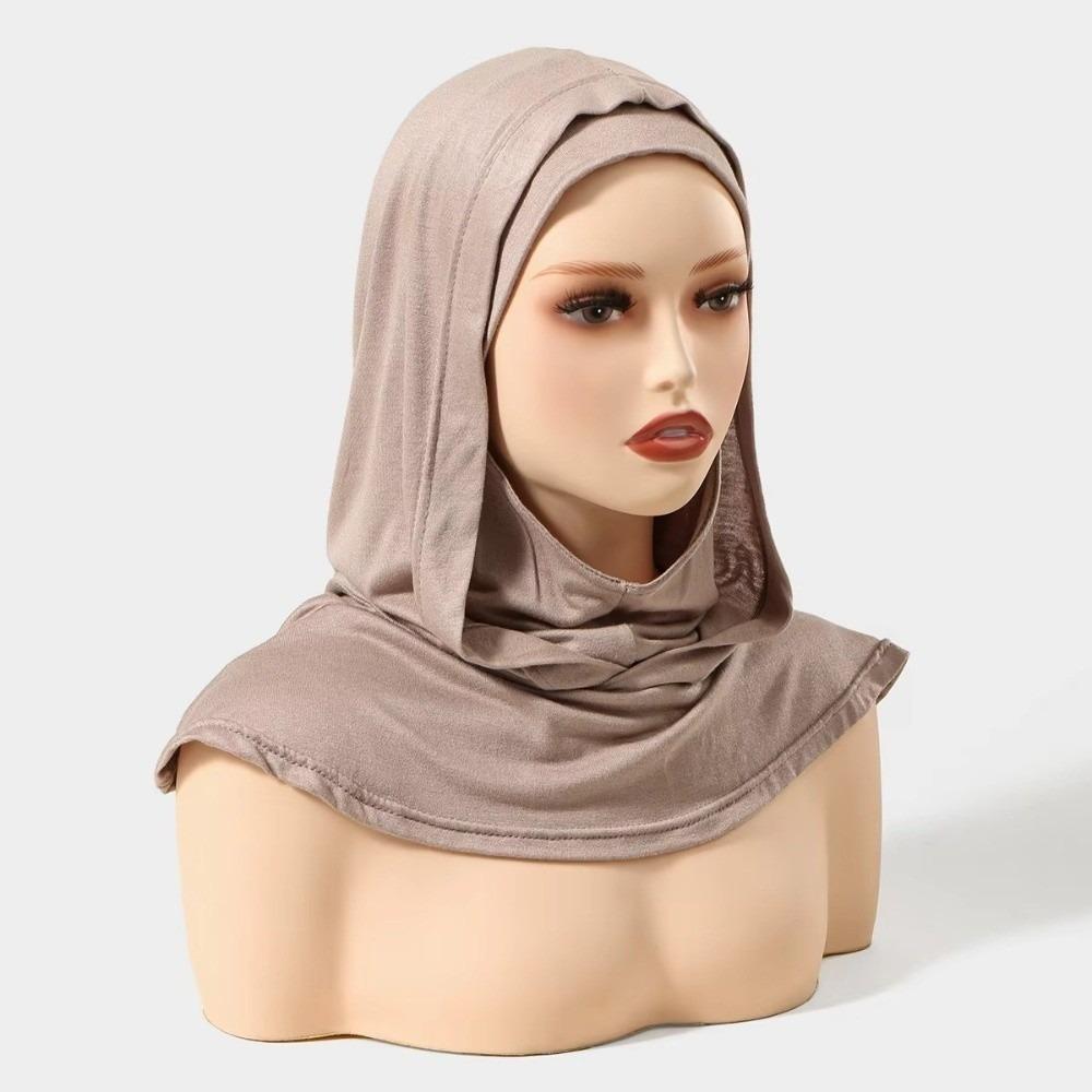 Premium Instant Hijab Inner Cap Cotton Elastic Turban Bandana Hood  Under Cap Ramadan