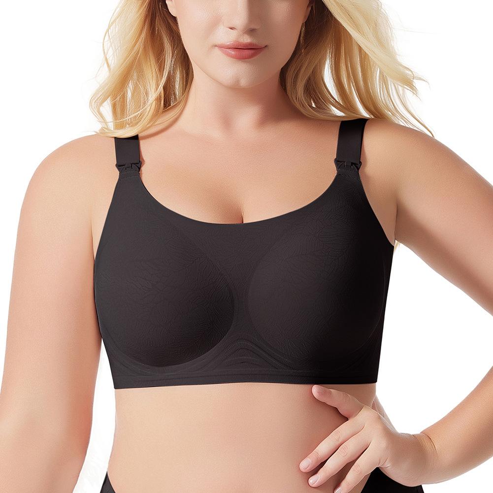 

Бесшовный бюстгальтер для кормления на косточках для полной груди, беспроводной бюстгальтер для беременных с собирающим эффектом M