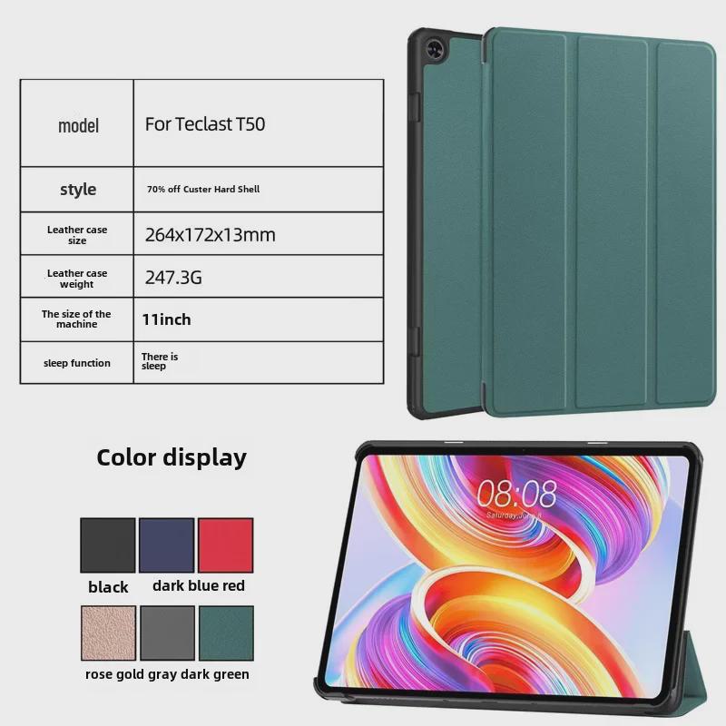 Teclast T50 Tablet Leather Tri-Fold Protective Case