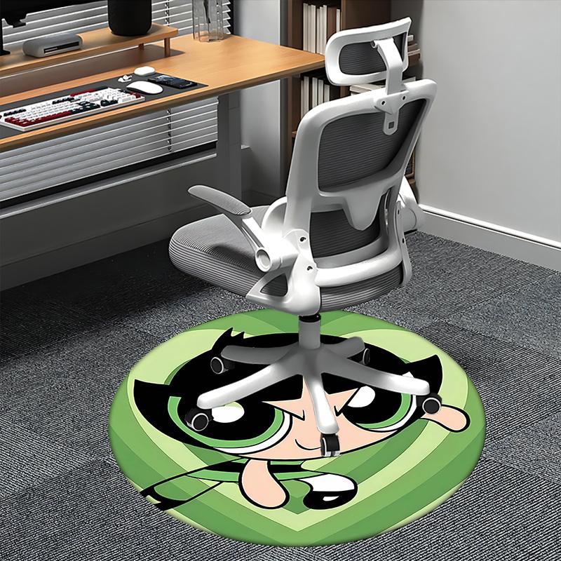 Powerpuff Girls,Buttercup Chair mat Round Rug Office carpet,Non slip, Suitable for Living Rooms, Bedrooms Decor1205066a