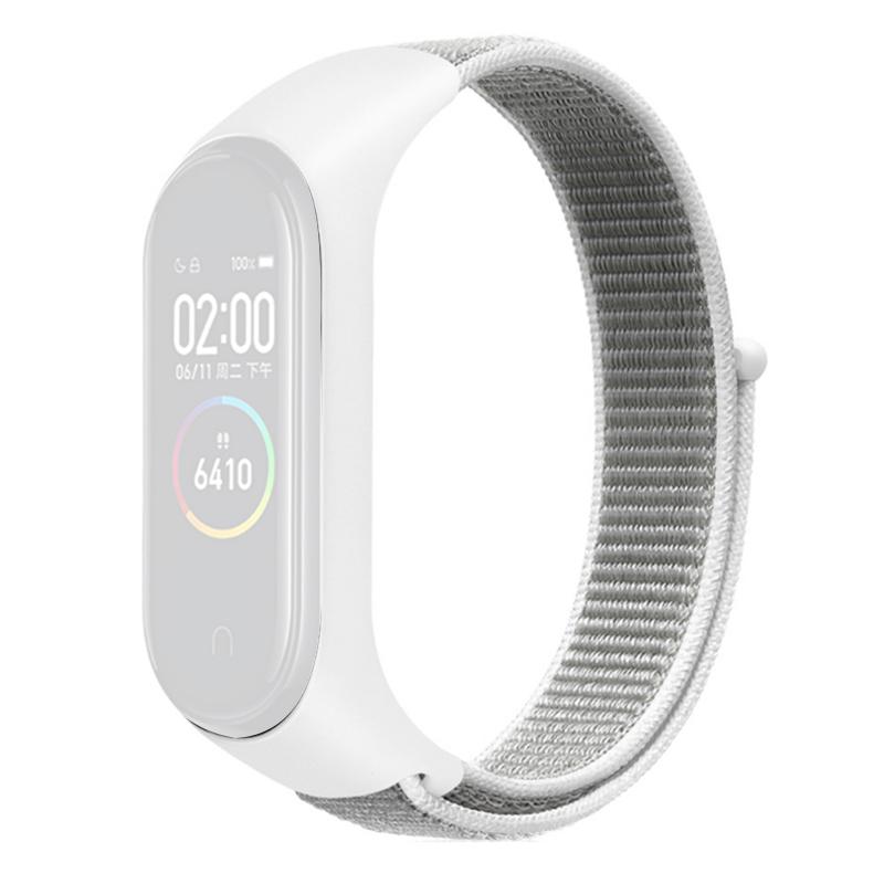 For Xiaomi Mi Band 3/4/5/6/7 Nylon Watch Band Adjustable Sport Loop Strap Wristband Replacement