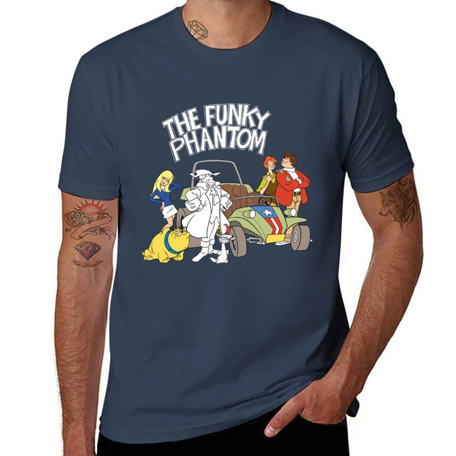 The Funky Phantom Tshirt Sport Basic Moisture Wicking Tee S