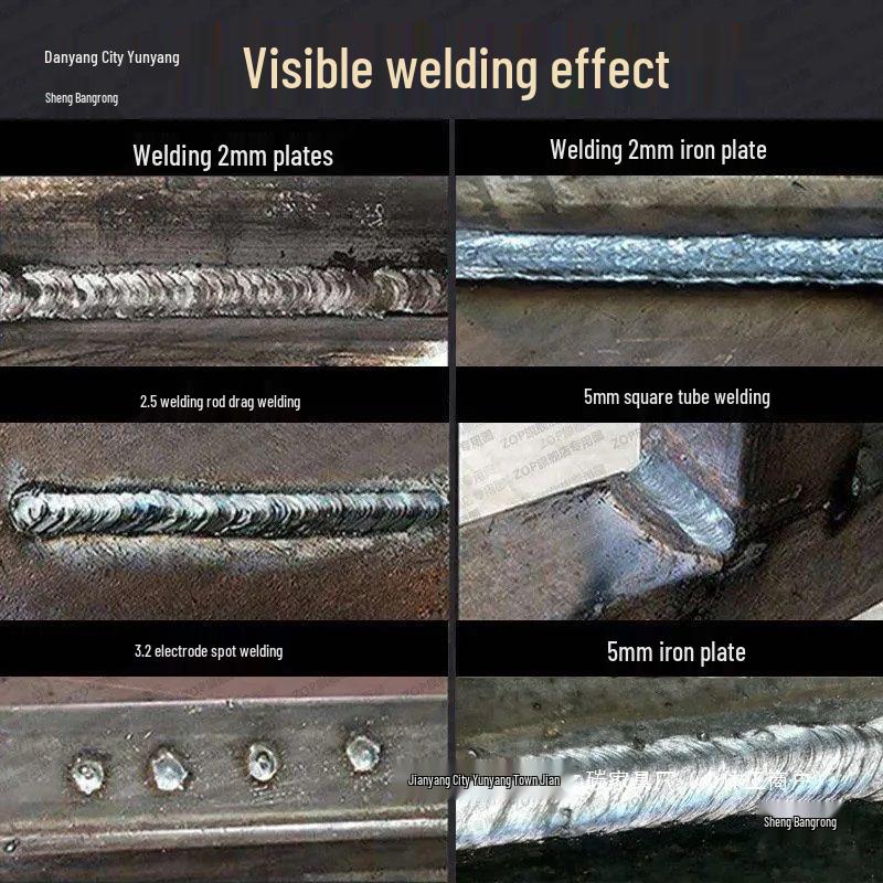 Dual Voltage 220V Portable Electric Welder - High Power, Pure Copper, 400A Manual Set