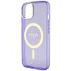 Etui do iPhone 14 Plus Guess MagSafe Glitter Złote