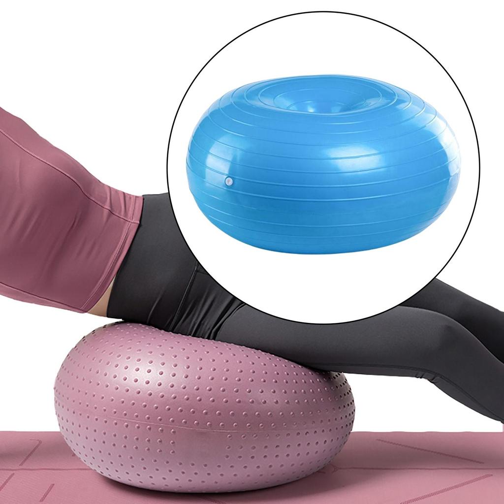 Fitnessball Ständer Rhythmische Kraft Yogaball Pilates Donut Gleichgewicht für Training Zuhause 1 Stück