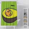 Cartoon G-Gudetama Shower Curtain Waterproof Polyester Fabric Paint Colorful Bath Curtains Home Bathroom Decor Curtain With Hook