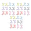36PCS Bow Shape Pet Hair Bow Handmade Sheer Bow Knot Exquisite Craft Dog Head Flower  Party Decor