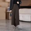 Women's High-Waisted Wide-Leg Cropped Suit Pants