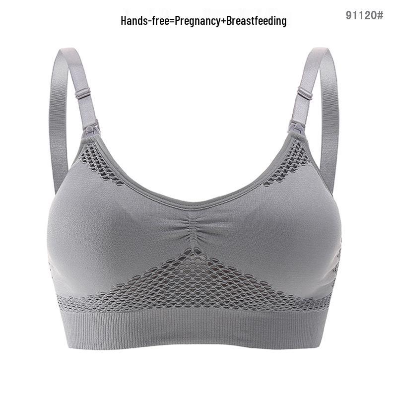 Wire-Free Front Open Maternity & Nursing Bra for Pregnancy, Postpartum, Breastfeeding