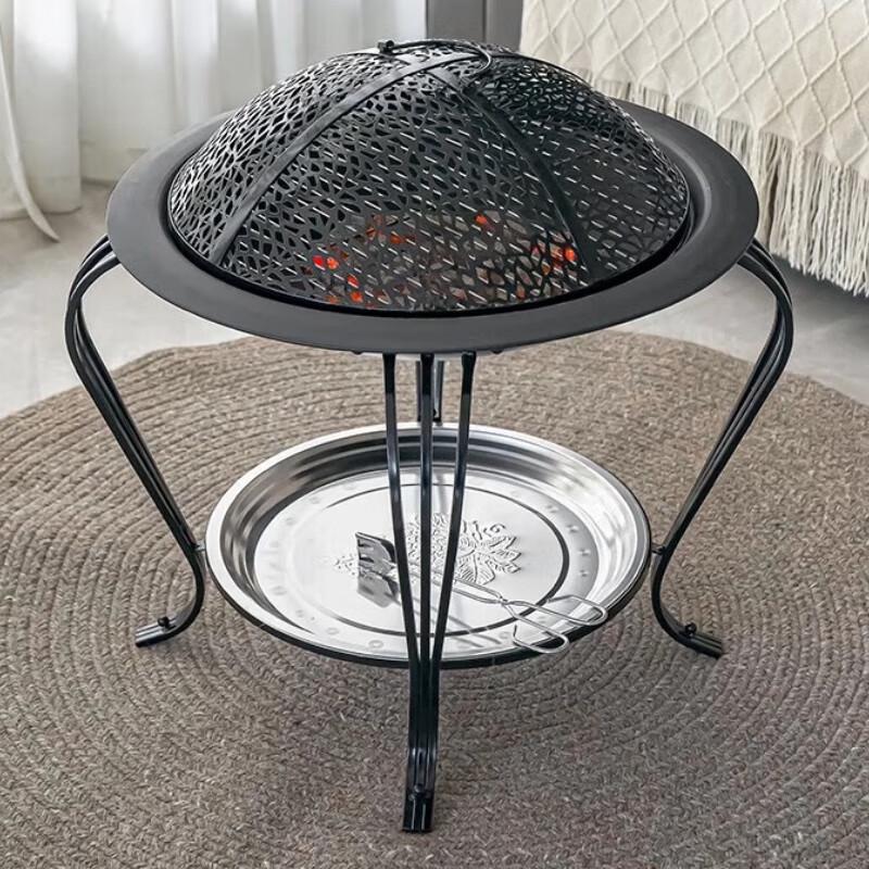 Portable Multifunction Charcoal Brazier with Grill