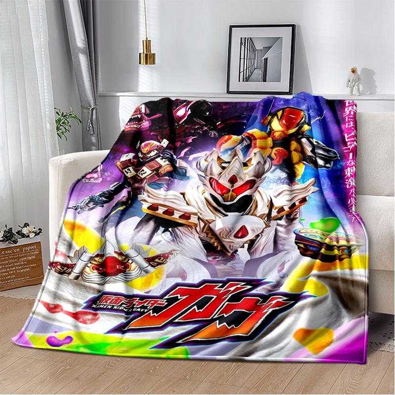 Sugar Man K-Kamen Rider GAVV Blanket Elastic Soft Candy Knight Full Storage Soft Warm Bedding Children's Gift throw blanket