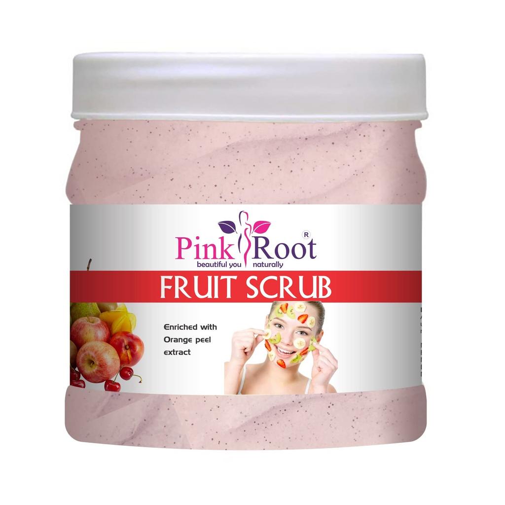 Pink Root Gold Scrub 500gm with Fruit Scrub 500gm
