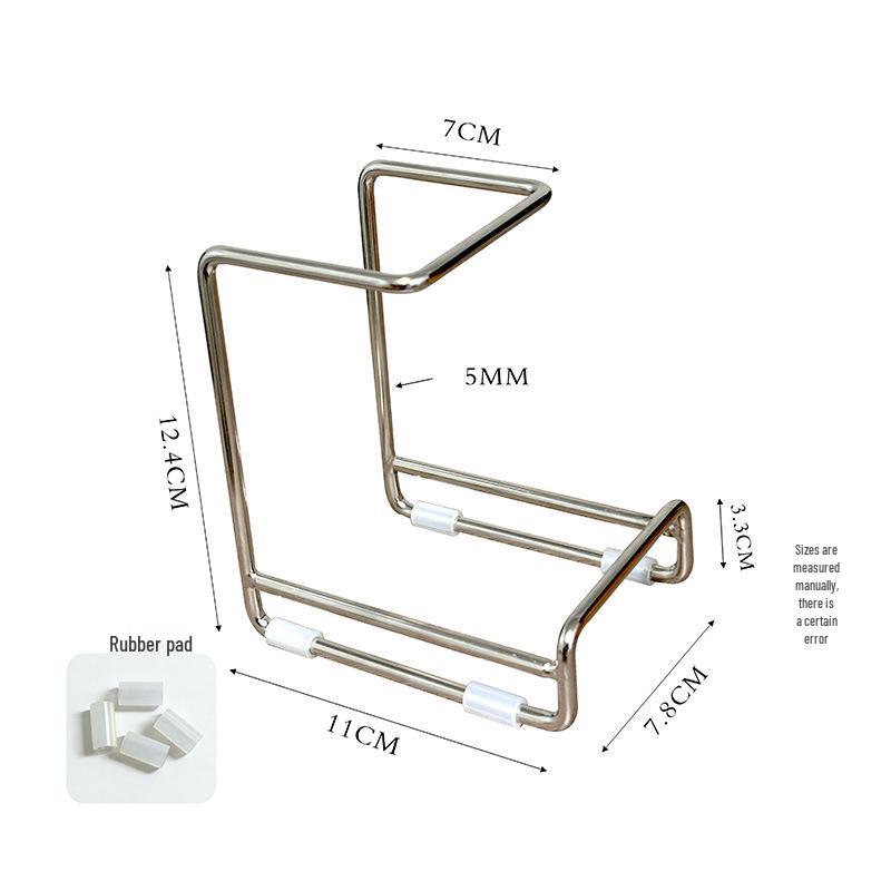 304 Stainless Steel Pot Lid Cutting Board Holder for Countertop Storage 1090₽