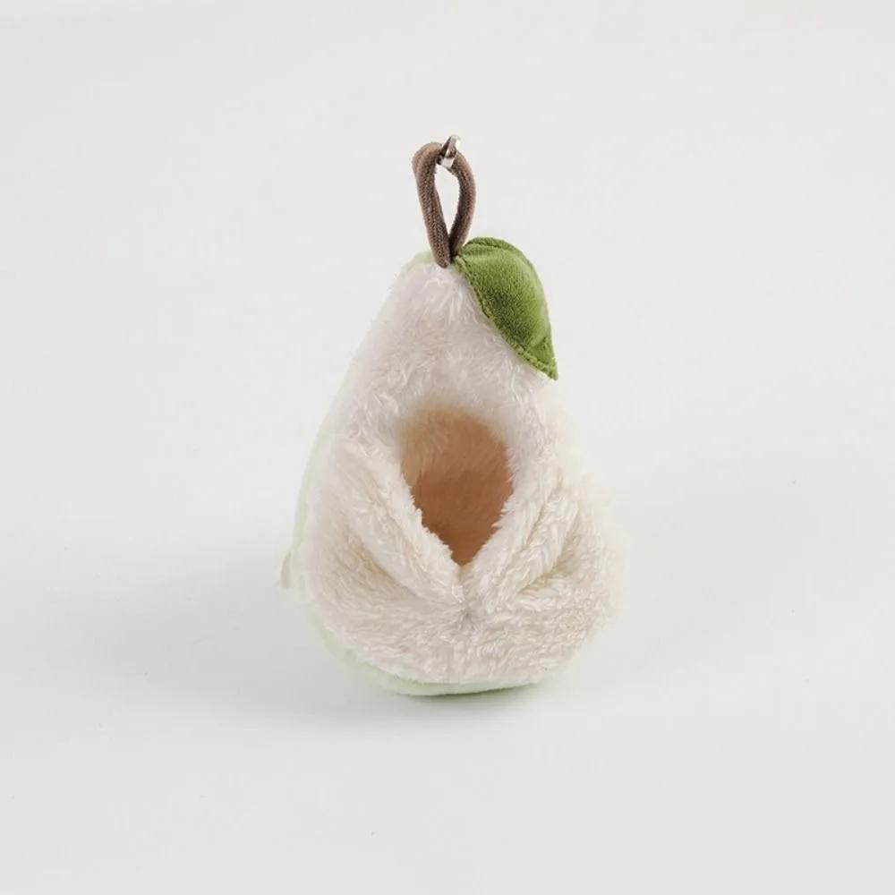 

Hamster Cage Plush Hamster Hammock Warm Soft Winter Pet Nest Pear Shaped Comfortable Sugar Glider Hideout Cage Decoration белый
