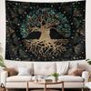 1Pc Universe Life Tree Tapestry, Dreamy Tree Background Cloth, Suitable For Living Rooms, Bedrooms, Dormitories, And Home Decora
