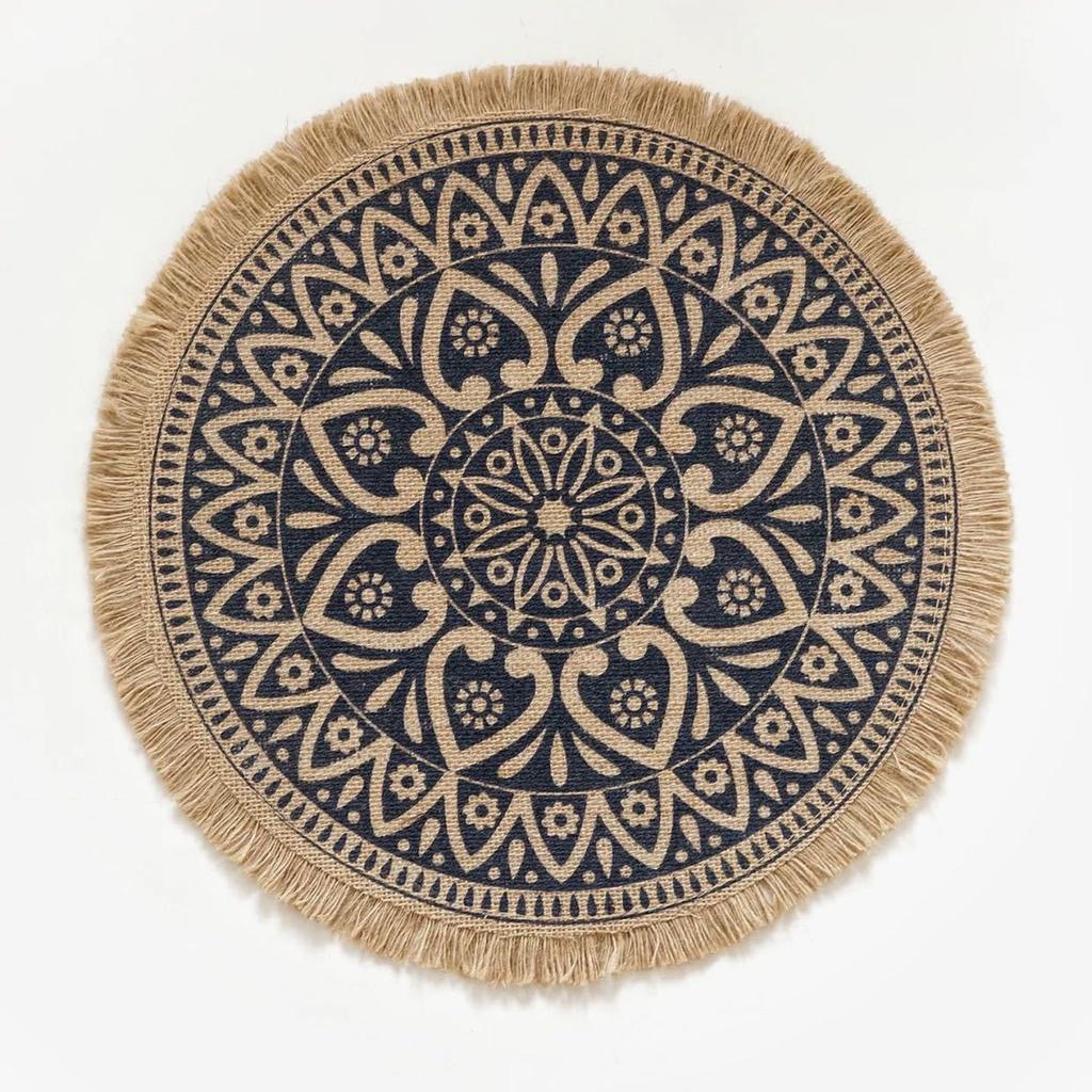 Middle East Style Craft Heat Insulation Table Placemat Kitchen Supplies Coffee Cup Mats Coaster