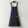 Stain-Proof Canvas Apron with Custom Logo for Western Restaurants, Hot Pot Establishments, and Milk Tea Shops