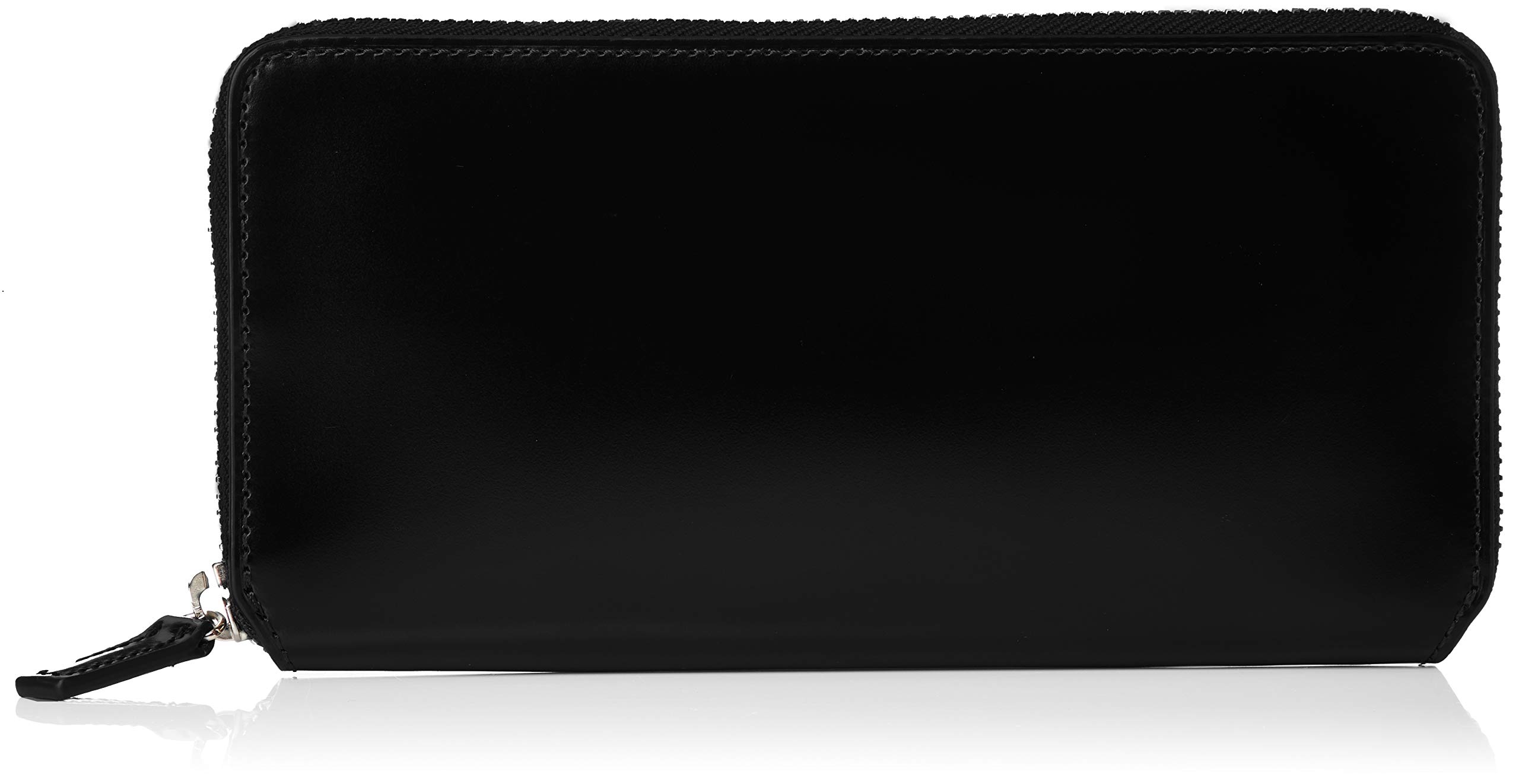 

Prairie 1957 Cordovan Loud Zipper Long Wallet, Black