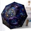 1pc Sturdy 8-Bone Auto Umbrella, Amethyst Crystal Dragon Umbrella, Digital Printed, Foldable Umbrella for On-the-Go Outdoor Use